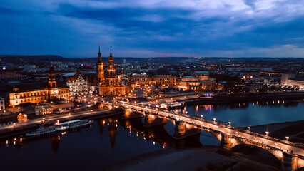 Obraz premium Dresden at Night