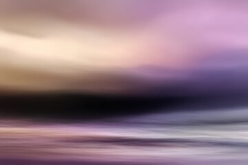 Fototapeta premium A soft, vibrant abstract scene of cloudscapes.