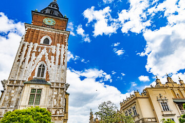 Fototapeta premium Cracovie Krakow the city streets and place in Poland