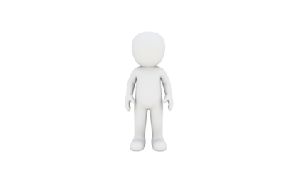 Mysterious 3d character lurking in the shadows, a captivating digital art piece mysterious