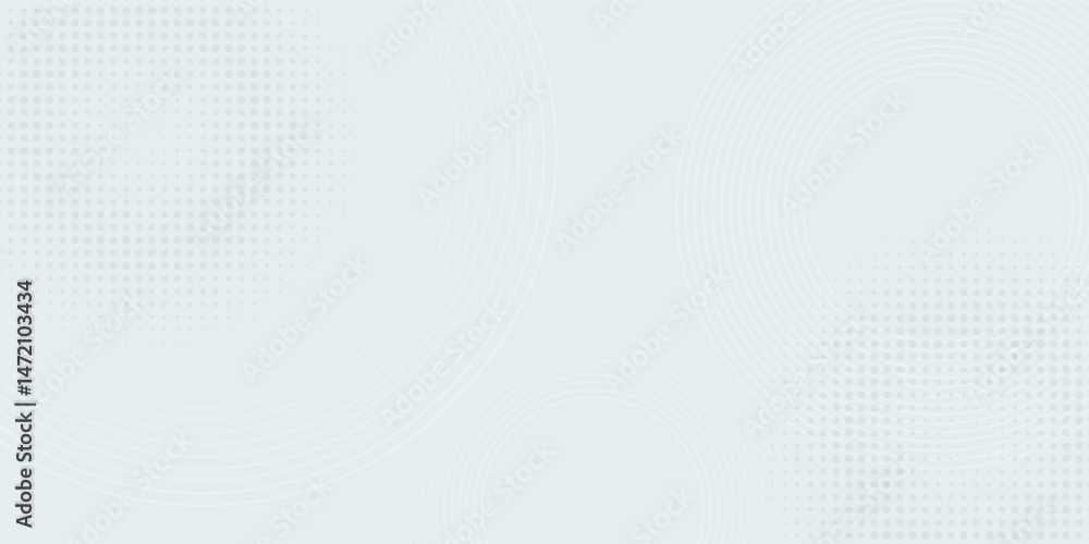 Poster white abstract background. modern circle lines pattern. futuristic concept. minimal geometric design