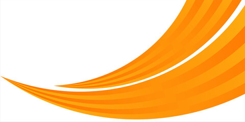 bstract orange banner background. Graphic design banner pattern background template with dynamic curve shapes eps 10