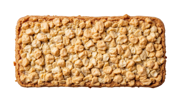 Closeup of sliced bread garnished with assorted nuts, a wholesome treat delicious