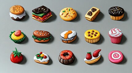 Various sweet and savory treats