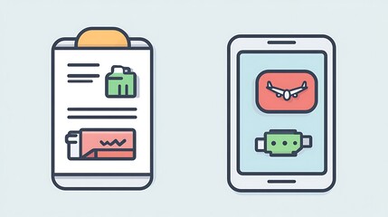 Travel booking app checklist.