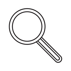 
Search Icon vector illustration, magnifying glass symbol, search icon clip art, zoom in and out symbol, isolated magnifying glass sign