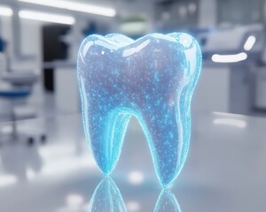 Digital tooth image in dental clinic