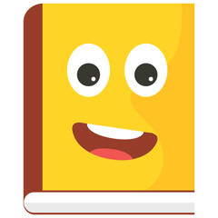Fototapeta premium Book Emoji