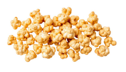 A delicious pile of popcorn on dark background, the perfect movie snack delicious