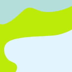 Obraz premium Abstract background design with light green and white colors blended with dynamic organic shapes. Energetic, fresh, natural, bright, modern