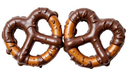 Sweet and salty symphony, a delicious combination of chocolate pretzel treats