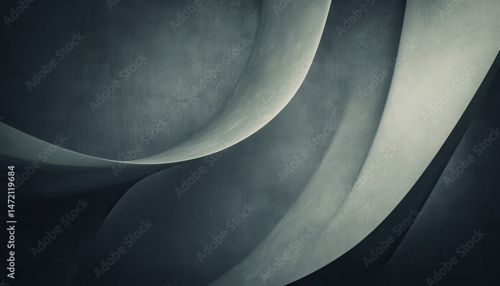 Aufkleber dark grey abstract texture with smooth curves and swirls