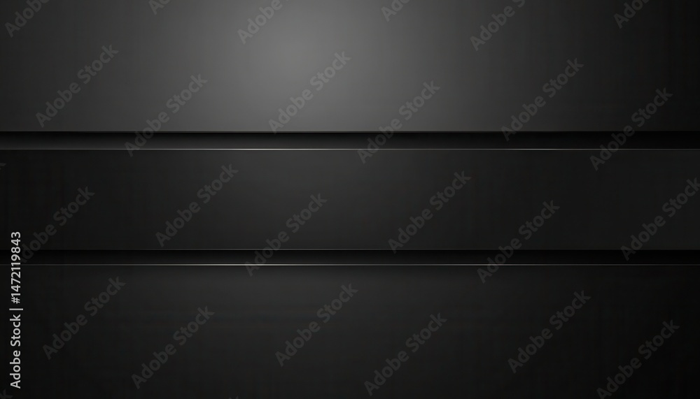 Aufkleber dark grey geometric background with black lines and subtle gradient