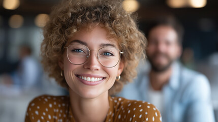 A collaborative corporate workspace fostering teamwork and positivity