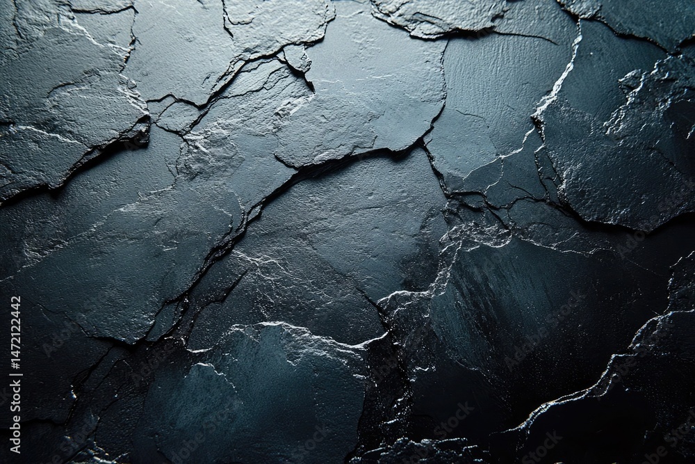 Aufkleber dark slate stone texture background with interesting rock patterns. use as a backdrop or surface to 