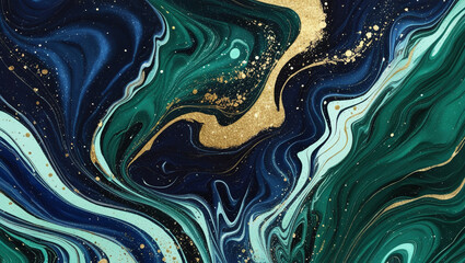 Dynamic marble ink liquid marble effect background