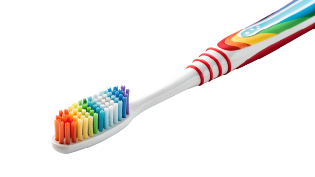 toothbrush with toothpaste