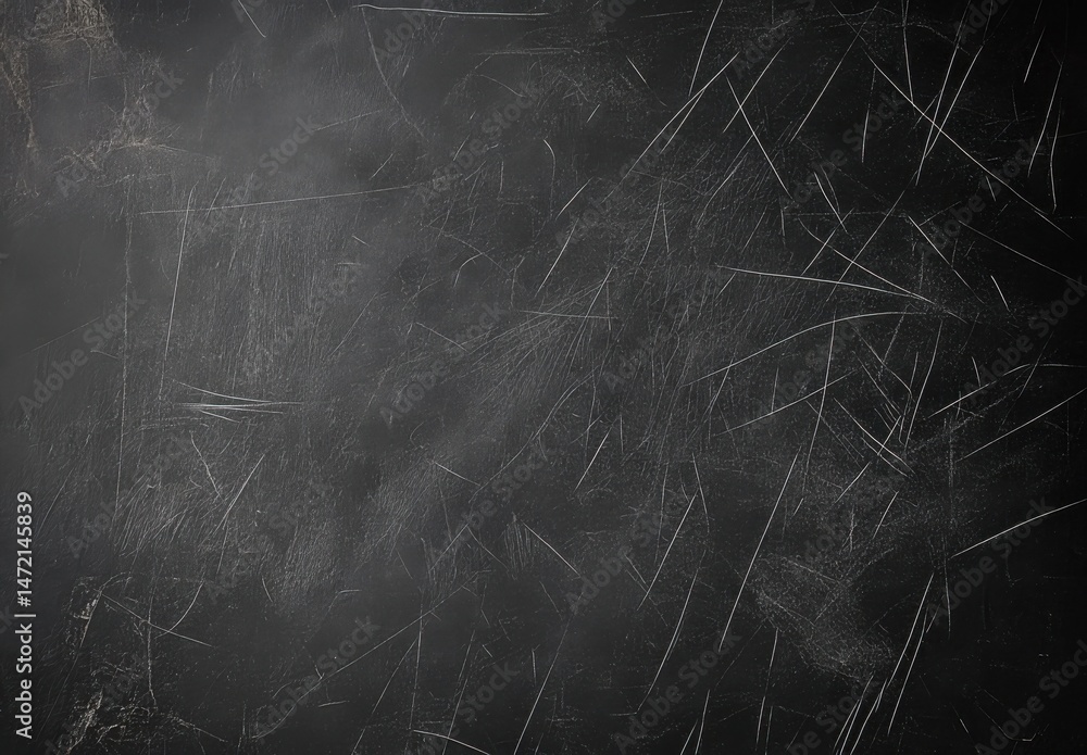 Poster dark gray textured surface with numerous fine scratches and scuff marks, ideal for grunge background