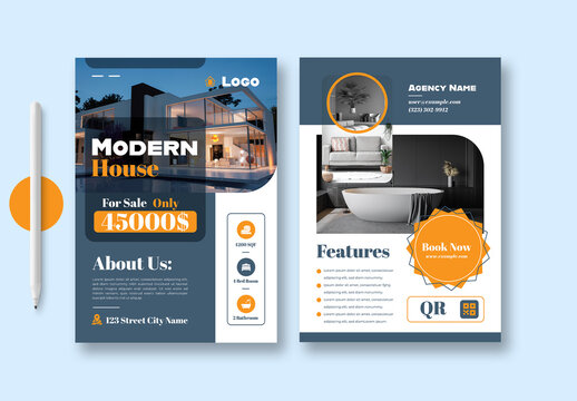 Real Estate Business Modern Flyer Design