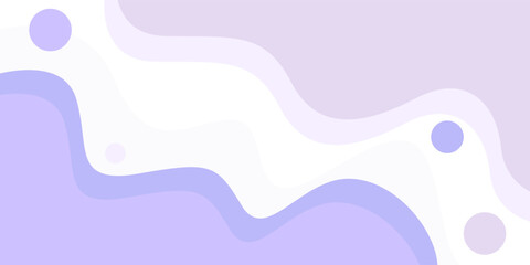 Blue and orange geometric business banner design. Creative banner design with wave shapes and lines for template. Simple design on white horizontal banner. Eps10 vector