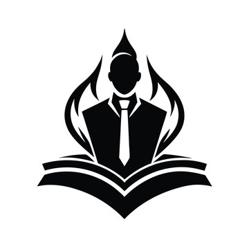 Symbolic illustration representing education, knowledge, and professionalism with a conceptual design element