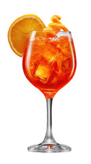 Sparkling Aperol Spritz: A refreshing Aperol Spritz cocktail, perfectly balanced with Aperol, prosecco, and soda water, garnished with an orange slice and a twist of orange peel.