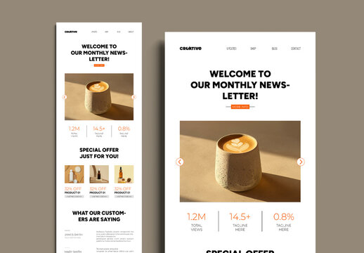 Email Newsletter Template