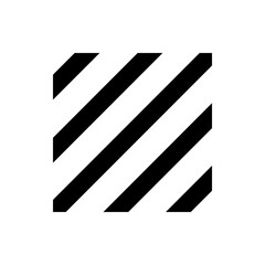 Diagonal black stripes on white background creating a simple and modern abstract pattern design element