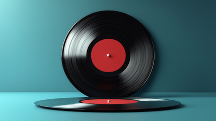 Obraz premium vintage vinyl record