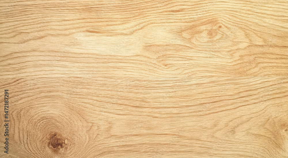 Poster high-resolution image showcasing the natural grain and texture of light beige oak wood, ideal for de