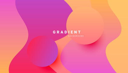 Colorful abstract background with smooth gradients, for web, banner, and presentation. 