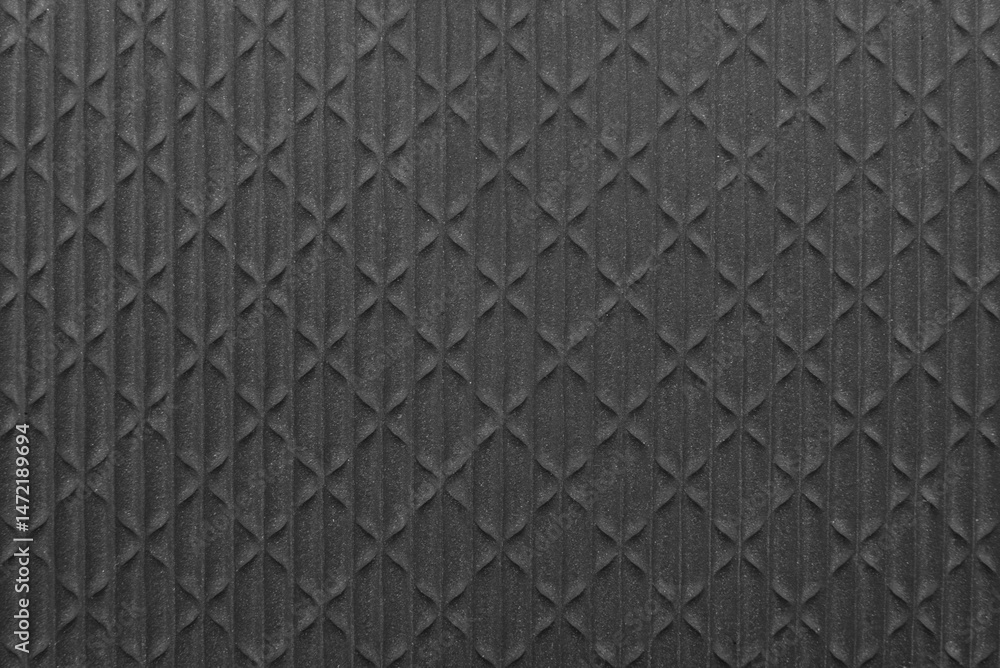 Poster texture of black material with geometric shapes. abstract black pattern