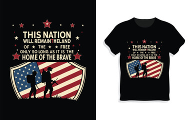 T-Shirt MockapVeteran's Memorial Day US Army American TShirt Design