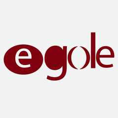 Letter With Shape Egole  Vectoe Design Template  egole letter icon