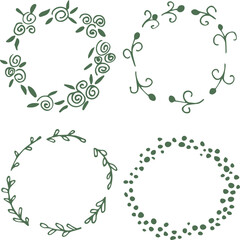 Beautiful flower art and mandala vector design