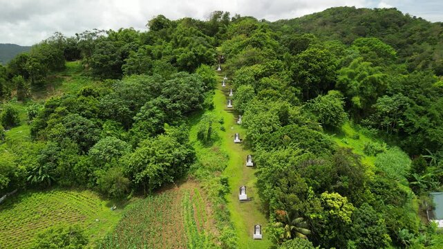 calvaire, le morne rouge, martinique, antilles