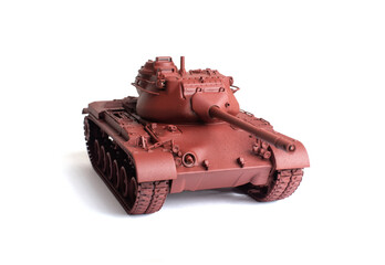 Scale model of old vehicle