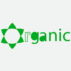  Organic Shape Letter Logo Design stylish organic logo symbol 100% organic vector icon logo design template