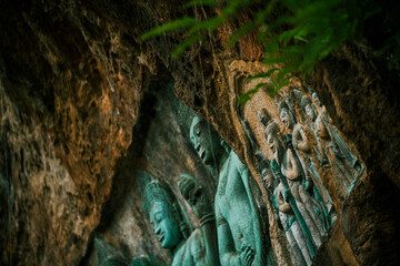 Narai cave stone , phanomkulen , cambodia