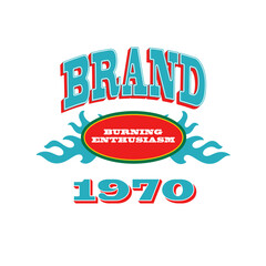 Streetwear typography quotes design for clothing, vector format