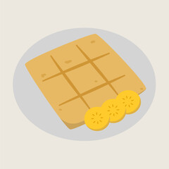 Thai roti banana dessert sweet snack flatbread traditional Asian street food breakfast is delicious and popular treat often enjoyed with crispy texture and warm comforting flavor