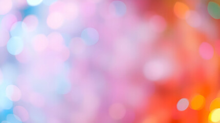 Fototapeta premium Dreamy Vibrant Whimsy – Soft Cinematic Haze with Bright Energetic Colors, Blurred Hazy Background