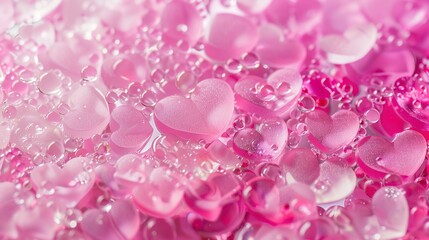 Pink Heart Gradient Background Image for Valentine's Day: Romantic, Modern, and Visually Appealing for Love Celebrations