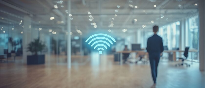 Wireless Network in Modern Office Space