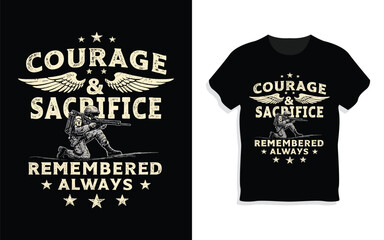 T-Shirt MockapVeteran's Memorial Day US Army American TShirt Design
