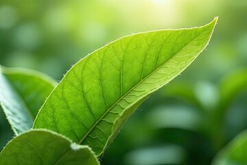 Tea Blooming Up Close