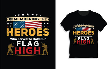 T-Shirt MockapVeteran's Memorial Day US Army American TShirt Design