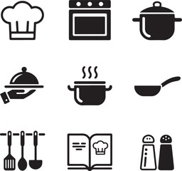 Essential Kitchenware Utensils Silhouette Set

Cooking Tools and Gadgets Vector Design

Minimalist Kitchen Items Silhouette Art

Chef’s Favorite Kitchenware Vector Scene

Pots, Pans & Cutlery Silhouet