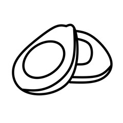 Vector illustration of avocado for education,poster,learning,aset,school and more