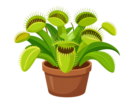 Carnivorous plant in pot